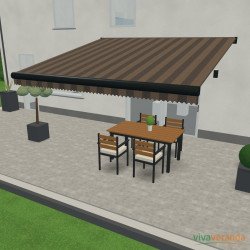 Gelenkarmmarkise Design XXL