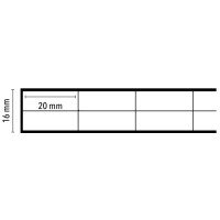 Stegdreifachplatte Polyclear 16 mm Stegdreifachplatte Polyclear 16 mm