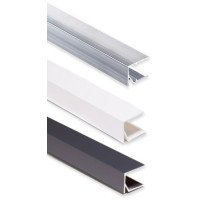 Alu-Abschlussprofil für Stegplatten 16 und 25 mm pressblank Alu-Abschlussprofil für Stegplatten 16 und 25 mm pressblank